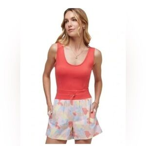 Travis Mathew Dawn Glow Tech Woven Romper activewear athleisure golf tennis prep